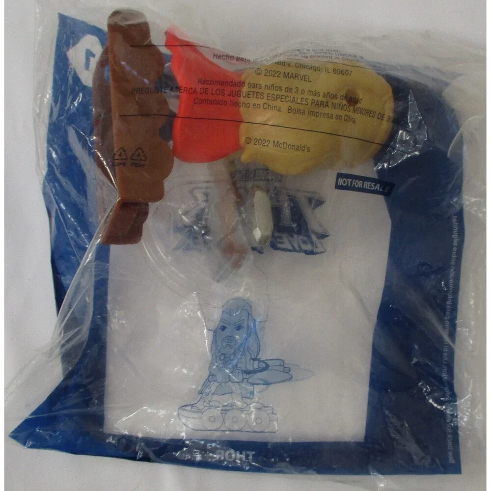 McDonald's Thor Love and Thunder Thor Toy #1 2022 NEW